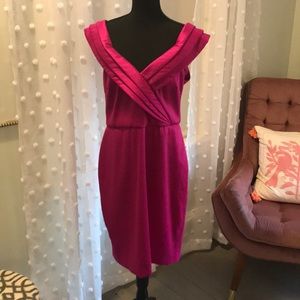 Badgley Miscka hot pink dress